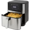ProfiCook PC-FR 1269 H Fritteuse, Einzel, 8 l, Standgerät, 1800 W, Heißluftfritteuse, Schwarz, Edelstahl