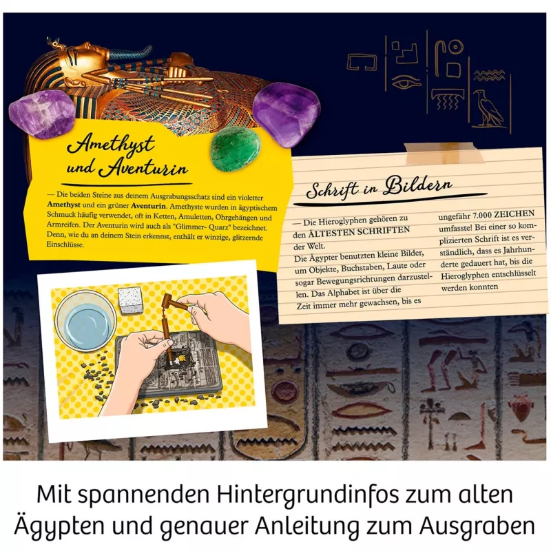 Pharaonen-Schatz, Experimentierkasten