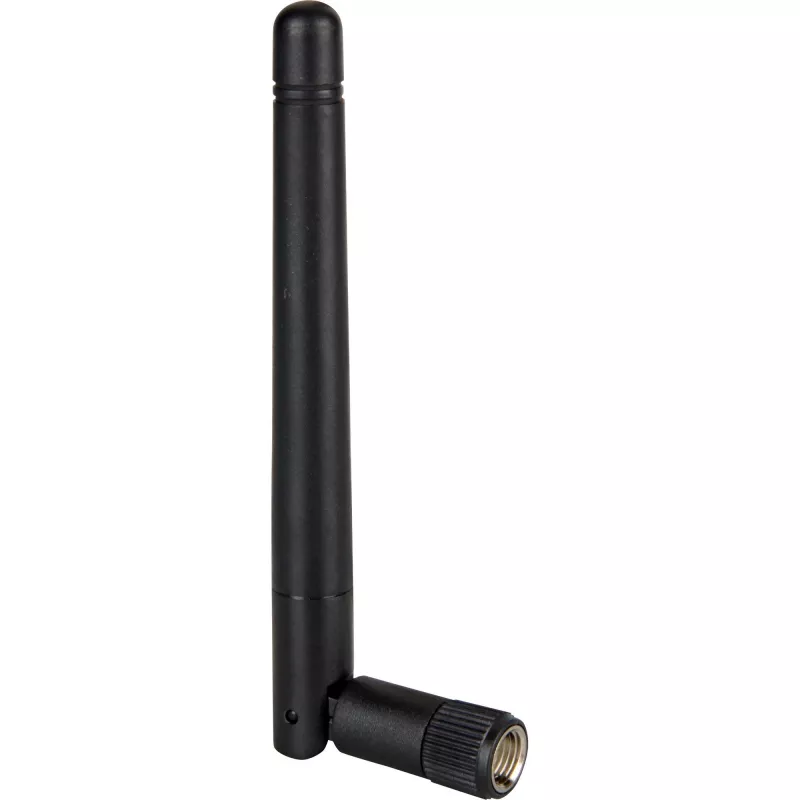 Delock Wi-Fi 802.11 b/g/n Antenne RP-SMA 2 dBi omnidirektional mit Schwenkgelenk (88339)