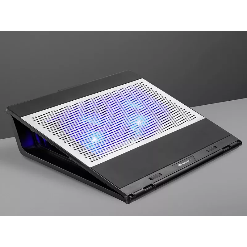 Laptop-Kühlpad Tracer Officer 43,2 cm 1100 U/min Schwarz Silber
