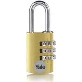 YALE YE3CB/20/121/1/GO Vorhängeschloss 20 mm Gold Kombinationsschloss (YE3CB/20/121/1/GO)