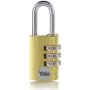 YALE YE3CB/20/121/1/GO Vorhängeschloss 20 mm Gold Kombinationsschloss (YE3CB/20/121/1/GO)