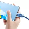 Baseus Crystal Shine Kabel USB auf USB-C, 100W, 2m (blau)