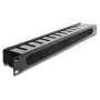 Patchpanel DELOCK 67628 1U, schwarz Nylon, 483 mm Tiefe, 70x44.5 mm