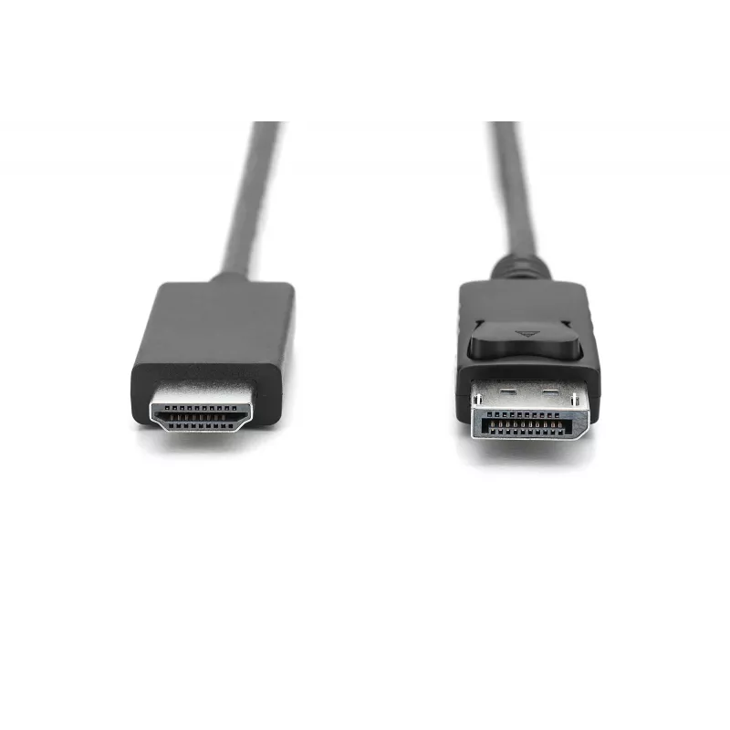 Adapterkabel DisplayPort 1.2 mit Verriegelung 4K 60Hz UHD Typ DP/HDMI A M/M schwarz 2 m