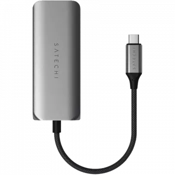 Satechi Dockingstation 4-in-1 ST-H3C25EM USB-C 3.2 Gen2 Grau (ST-H3C25EM)