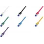 Logilink Professional - Patchkabel - RJ-45 (M) zu RJ-45 (M) - 10 m - 6 mm - S/FTP - CAT 6a - halogenfrei, vergossen, zugentlastet - flieder, RAL 4005 (C6A099S)