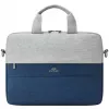 Laptop-Tasche Rivacase Prater für 10,1 Zoll–14 Zoll Laptops, Grau/Dunkelblau