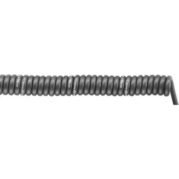 LappKabel Spiralkabel SPIRAL H07BQ-F 500 mm / 1500 mm 4 x 1,5 mm² Schwarz 70002754 1 Stück (70002754)