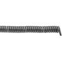 LappKabel Spiralkabel SPIRAL H07BQ-F 500 mm / 1500 mm 4 x 1,5 mm² Schwarz 70002754 1 Stück (70002754)