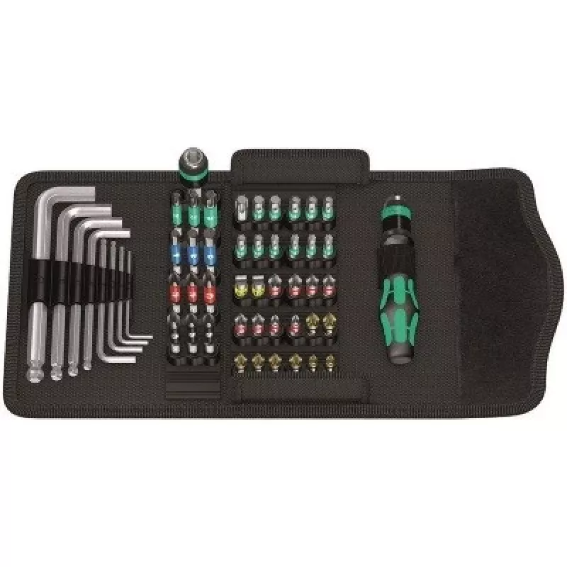 Nuss-Bitsatz Wera KK 100 52 Stück
