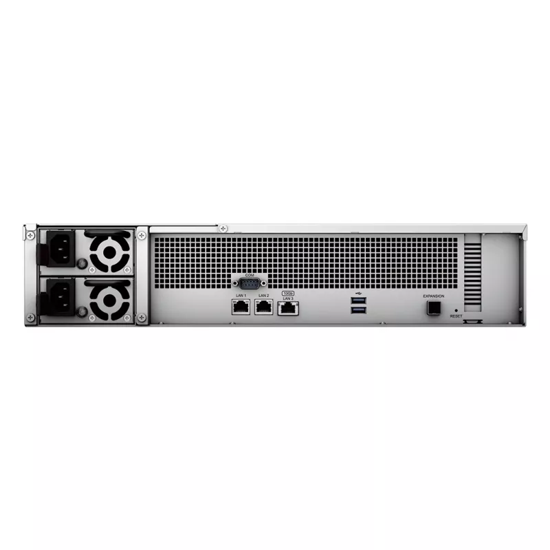 Synology RackStation RS2423+ NAS/Storage-Server Rack (2U) Ryzen Embedded V1780B 8 GB DDR4 0 TB DiskStation Manager Schwarz, Grau
