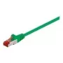 Wentronic Goobay CAT 6 Patchkabel, S/FTP (PiMF), Grün, 10 m - LSZH halogenfrei, Kupfer (68294)