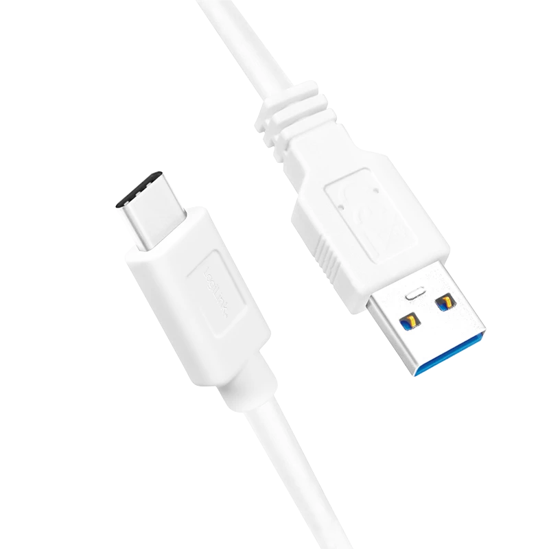 USB-Kabel LogiLink CU0175 USB 3.2 Gen 1 1,5 m USB A USB C Weiß