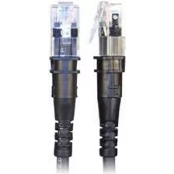 Patchsee TP-6A-U/2 Ethernet-Patchkabel Schwarz
