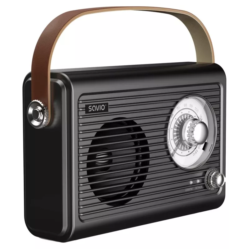 Tragbares Radio Savio RS-01 Analog Schwarz