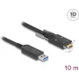 Aktives optisches Kabel DeLOCK 83206 USB Typ-A auf Typ-C 10 m 10 Gbit/s