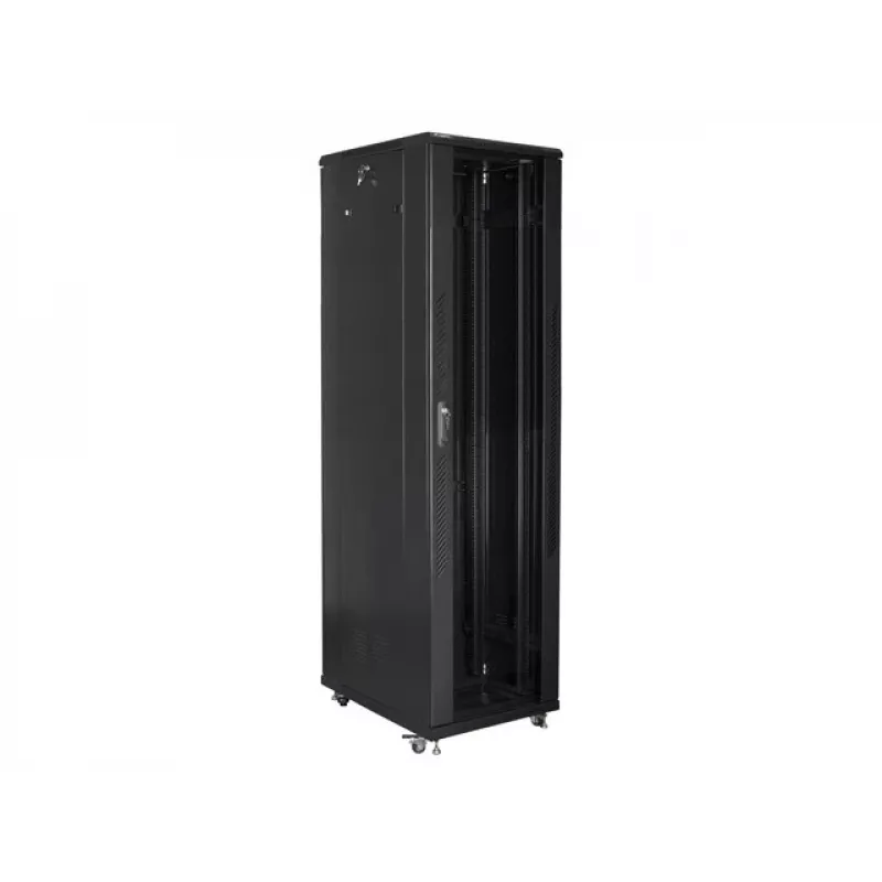 Lanberg FF01-8837-12B Rackschrank 37U Freistehendes Rack Schwarz