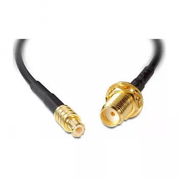 Koaxialkabel DeLOCK 88578 0,2 m Schwarz