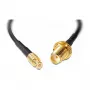 Koaxialkabel DeLOCK 88578 0,2 m Schwarz
