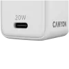 CANYON Ladegerät CU20C GaN 20W 1xPD EU Weiß