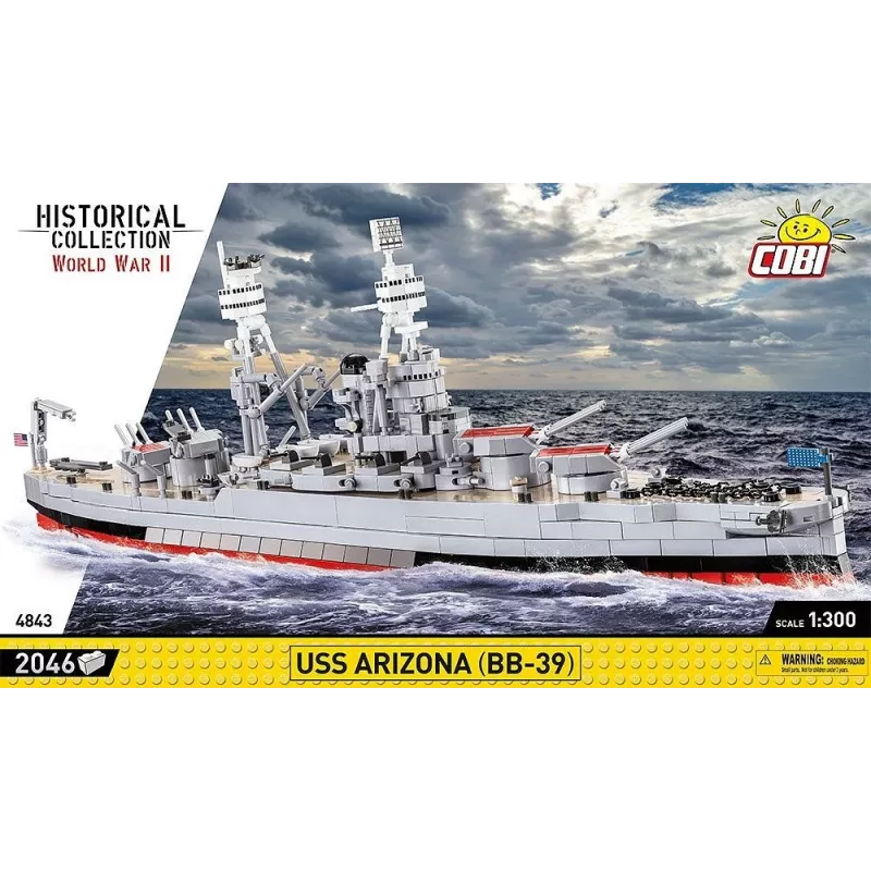 Bausteine USS Arizona BB-39 2046 Teile