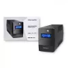 Qoltec Monolith USV (unterbrechungsfreie Stromversorgung) Doppelwandlung (Online) 1 kVA 600 W 2 Schuko-Steckdosen