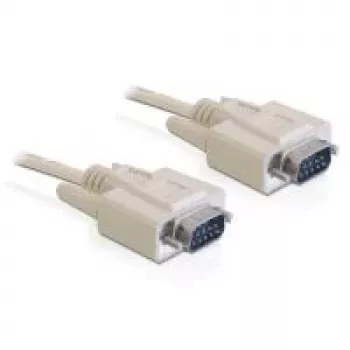 Serielles Kabel DeLOCK RS-232 5 m Beige DB-9