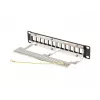 Patchpanel LANBERG PPKS-9212-B 12-Port 1U 10 Zoll FTP