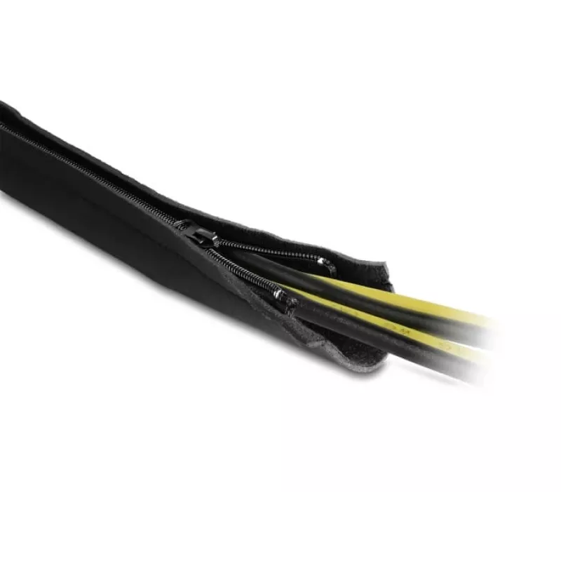 DeLOCK Kabelhülle Neopren flexibel mit Reißverschluss 1,5 m x 100 mm schwarz