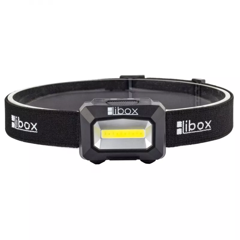 Libox LB0107 Taschenlampe Schwarze Stirnband-Taschenlampe LED