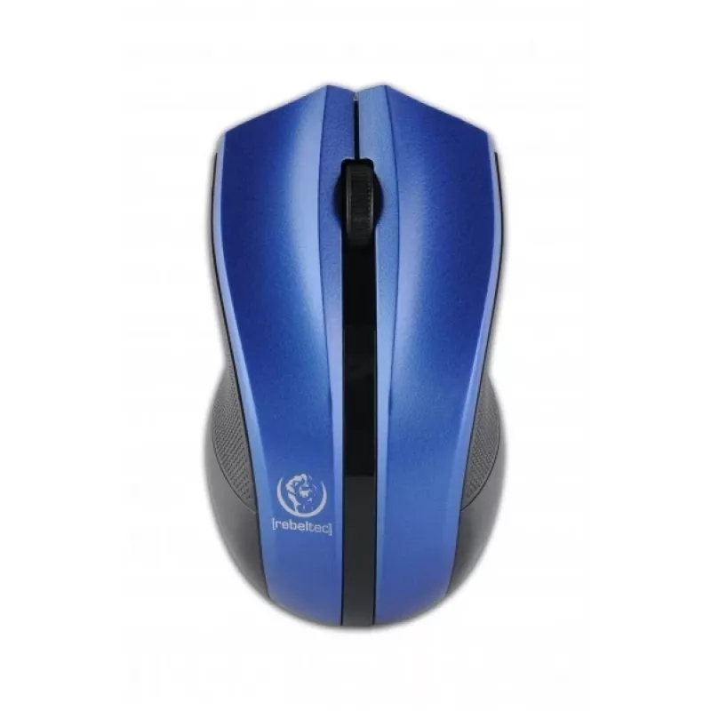 Rebeltec Kabellose optische Maus, Galaxy Blau/Schwarz