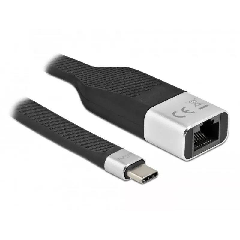 FPC Flachbandkabel DeLOCK 86936 USB Type-C auf Gigabit LAN 15 cm
