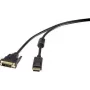 DisplayPort-auf-DVI-D-Dual-Link-Videokabel Renkforce 1404070, 1,8 m