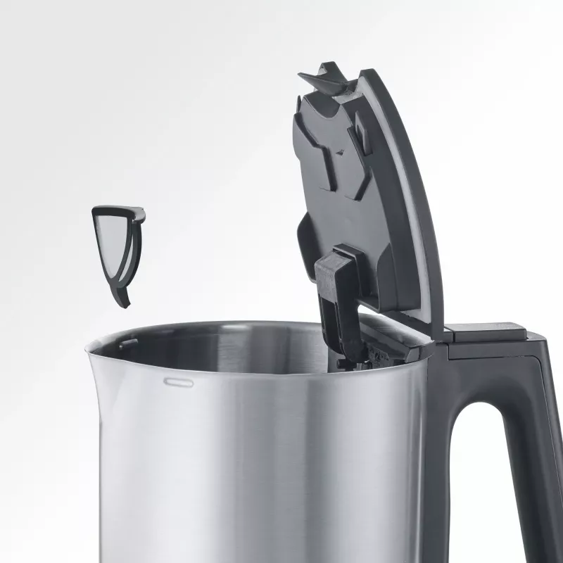 Severin WK 3409 Wasserkocher 1,7 L Schwarz - Edelstahl 2200 W (WK 3409)