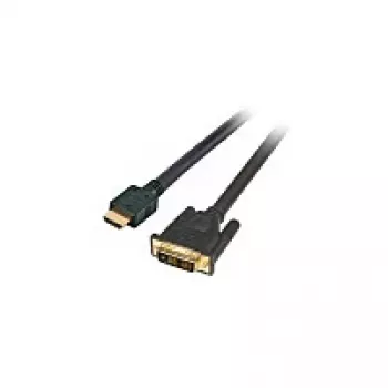 EFB-Elektronik HighSpeed HDMI+ - DVI-Kabel, HDMI A - DVI 24+1 St-St 2 m, schwarz Hersteller: EFB Elektronik (K5432SW.2)