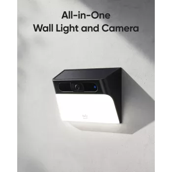 Anker Innovations Eufy Solar Wall Light Cam S120 - Netzwerk-Überwachungskamera - wetterfest - Farbe (Tag/Nacht)