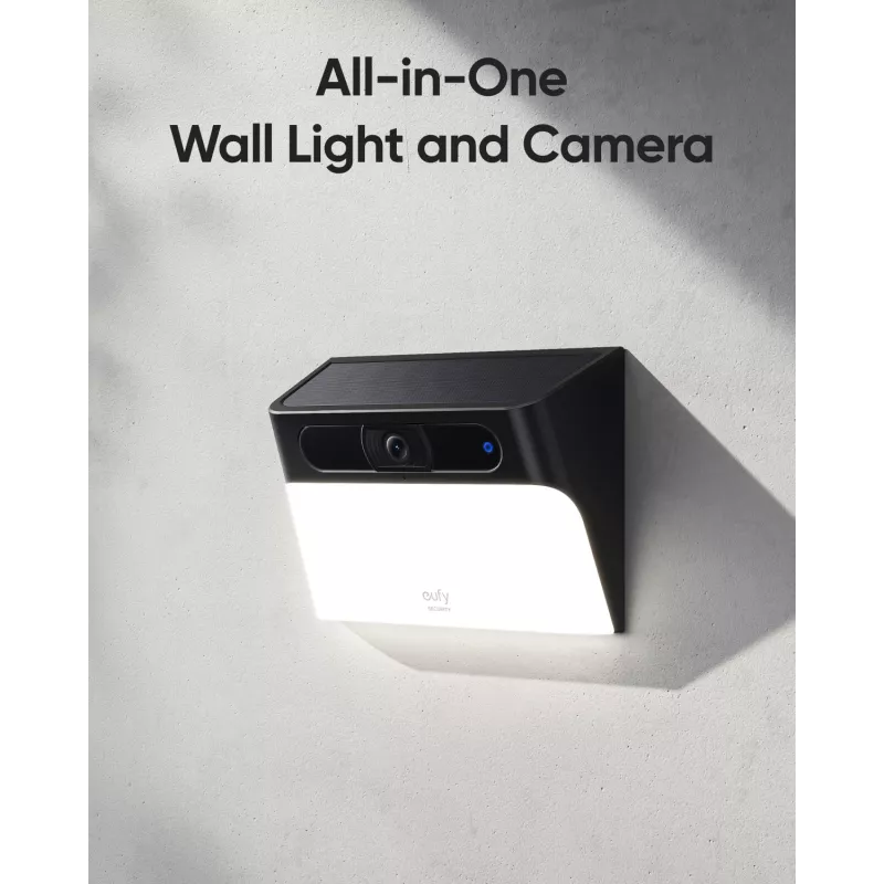 Anker Innovations Eufy Solar Wall Light Cam S120 - Netzwerk-Überwachungskamera - wetterfest - Farbe (Tag/Nacht)
