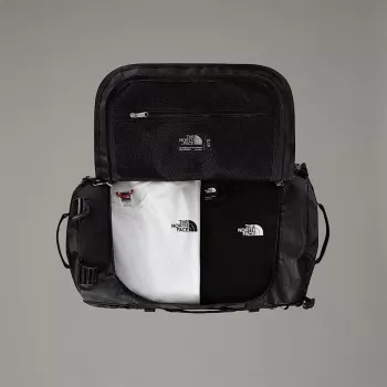 Duffel bag The North Face Base Camp S — 50 L, Nylon/Polyester, schwarz/weiß