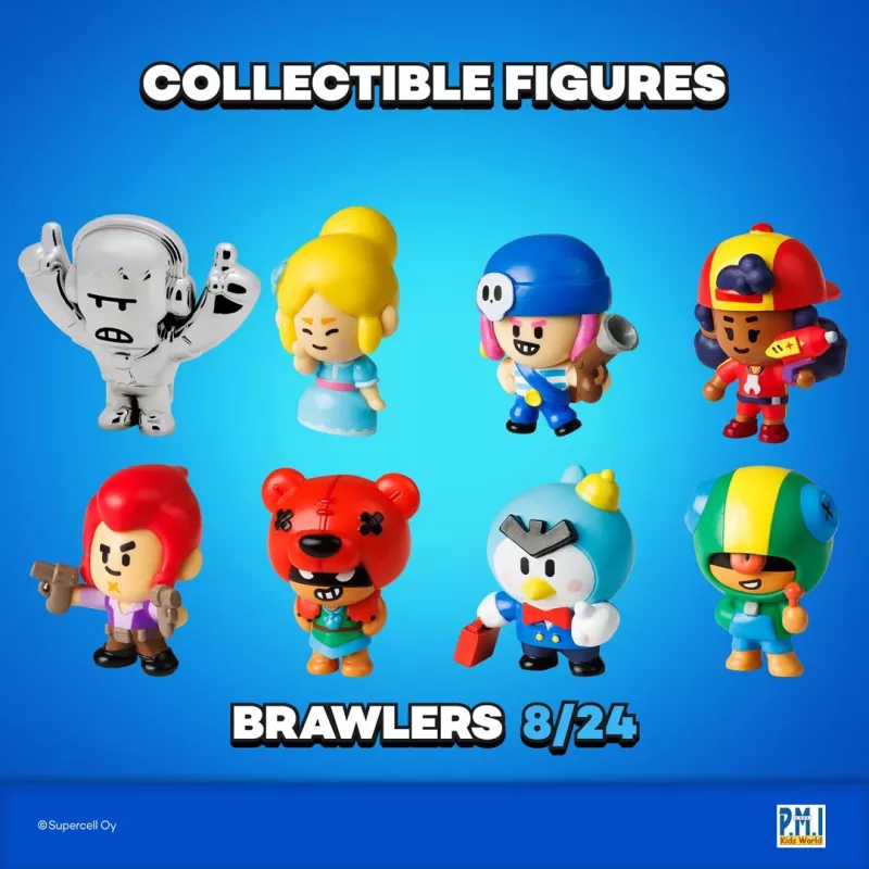 Brawl Stars S1 Figuren – 8er-Packung Deluxe-Box VER.B