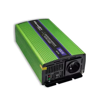Auto-Wechselrichter Qoltec Monolith 600 W Grün 12 V