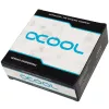 Fitting Alphacool 17484, Messing, weiß, 23 mm Höhe, 26 mm Durchmesser, 6er-Pack