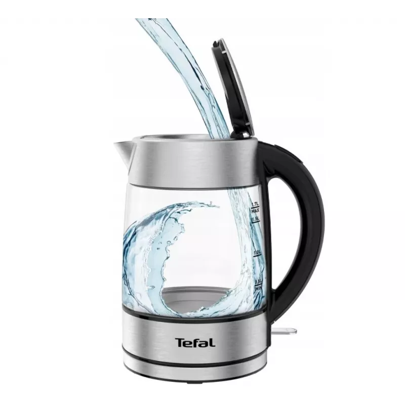 Tefal KI772D Wasserkocher 1,7 l 2400 W Edelstahl, Transparent