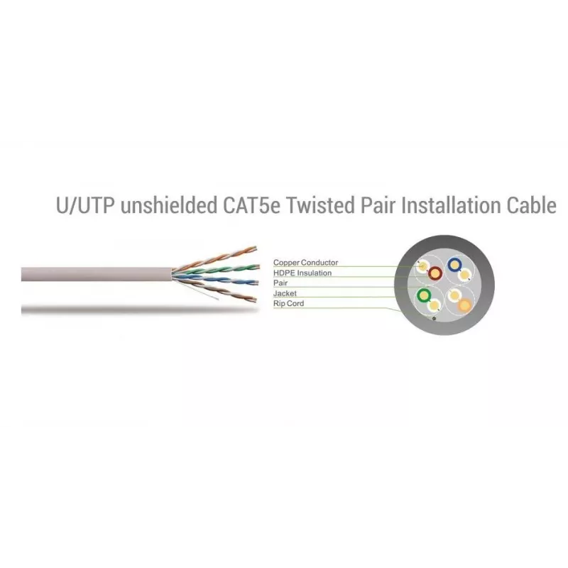 SBOX UTP-30 UTP CAT5e RJ45 30m Schwarz Netzwerkkabel