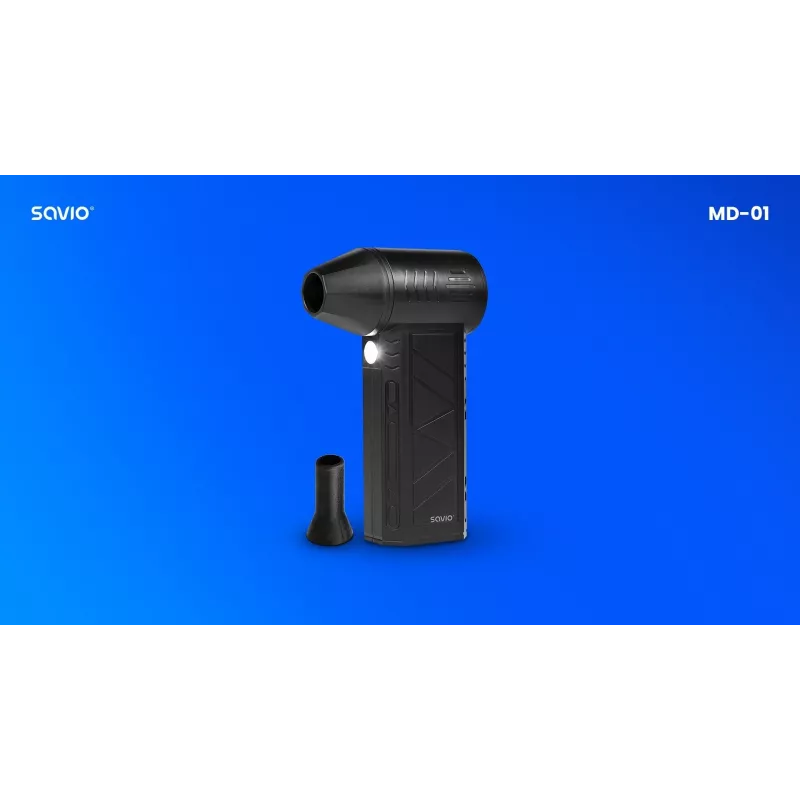 Savio MD-01 Laubbläser 60 W 7,4 V 140 km/h Lithium-Ion (Li-Ion)