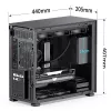 PC-Gehäuse Jonsbo D41 MESH Midi Tower Schwarz