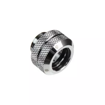 Bitspower Multi-Link Adapter, gerade, G1/4 Zoll AG auf 12 mm AD Hardtube – Silber glänzend