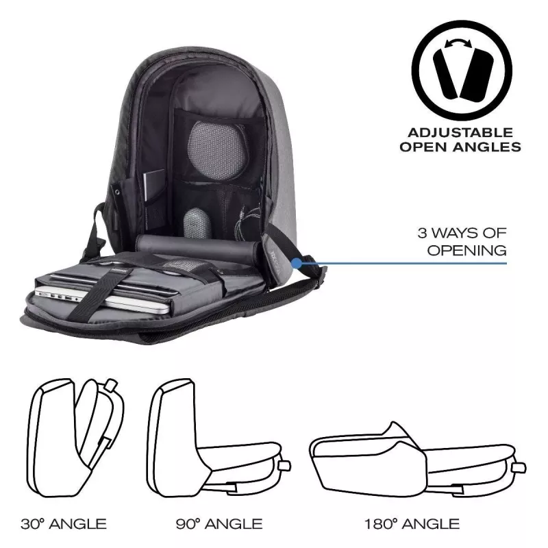 Rucksack XD-Design Bobby Hero Small Schwarz Grau