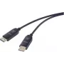 Renkforce Glasfaser / DisplayPort Verbindungskabel DisplayPort Stecker, DisplayPort Stecker 20,00 m Schwarz RF-6117770 8K UHD DisplayPort-Kabel (RF-6117770)