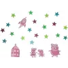 Wandaufkleber Hasbro Peppa Pig PP13870PP Glow in the Dark Stars
